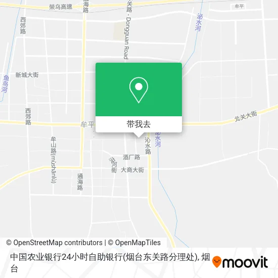 中国农业银行24小时自助银行(烟台东关路分理处)地图