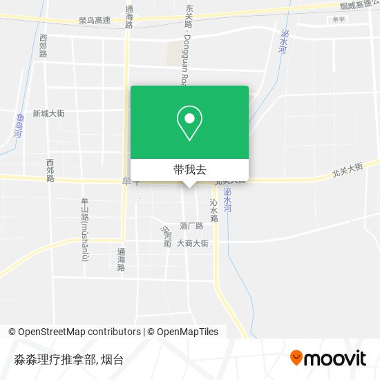 淼淼理疗推拿部地图