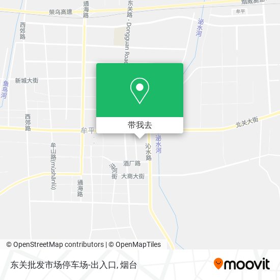 东关批发市场停车场-出入口地图