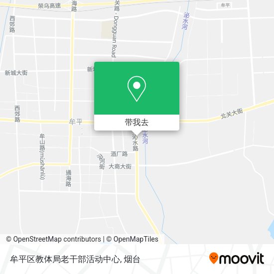 牟平区教体局老干部活动中心地图