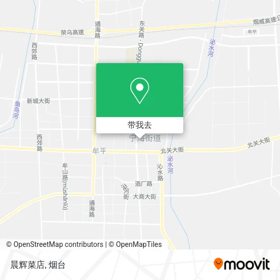 晨辉菜店地图