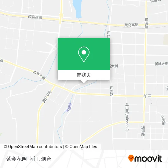 紫金花园-南门地图
