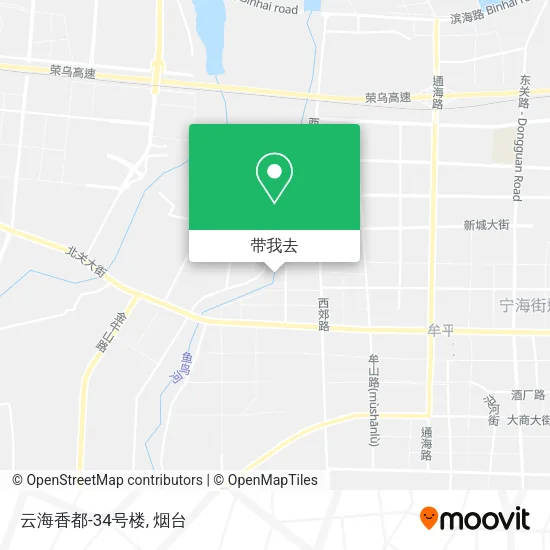 云海香都-34号楼地图