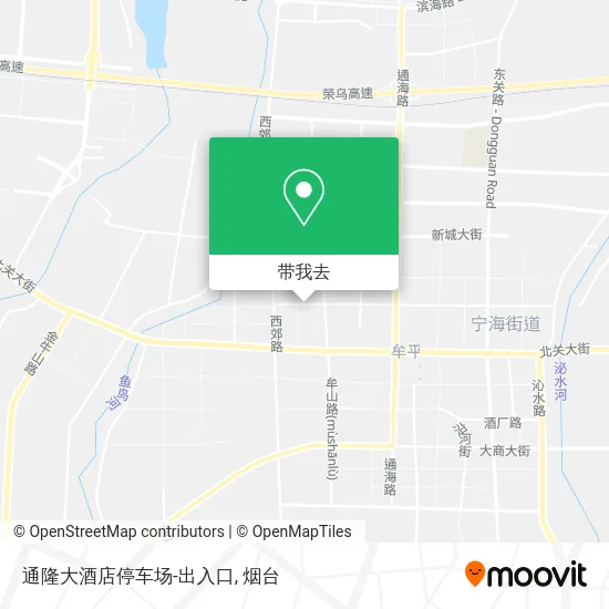 通隆大酒店停车场-出入口地图