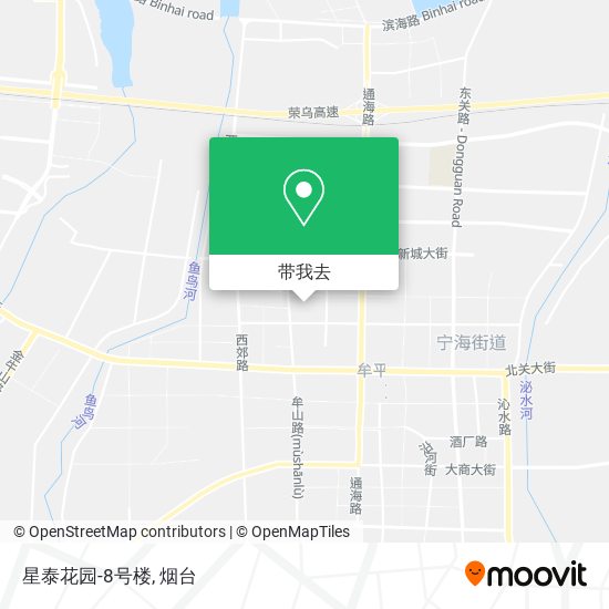 星泰花园-8号楼地图