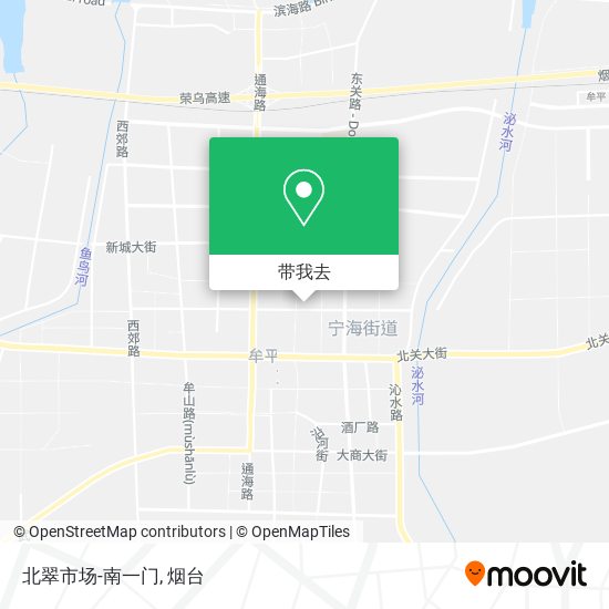 北翠市场-南一门地图