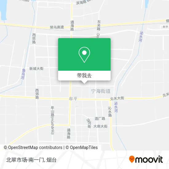 北翠市场-南一门地图