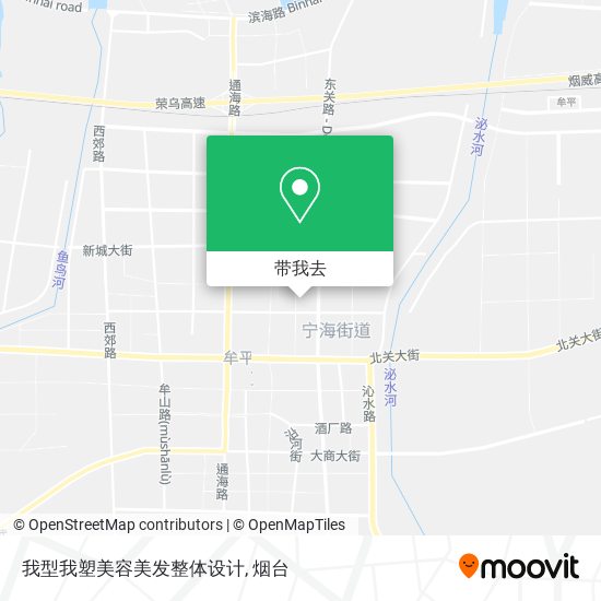 我型我塑美容美发整体设计地图