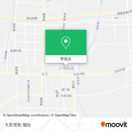 天意理发地图