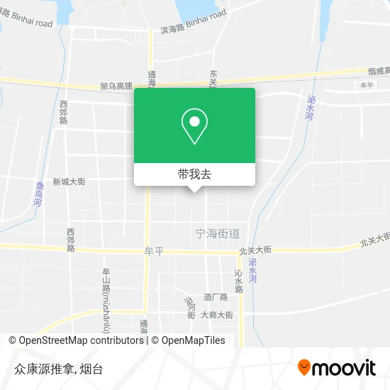 众康源推拿地图