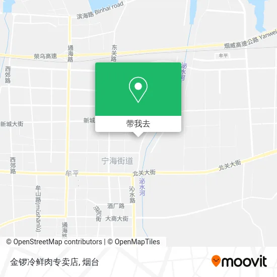 金锣冷鲜肉专卖店地图