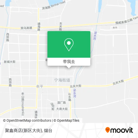 聚鑫商店(新区大街)地图