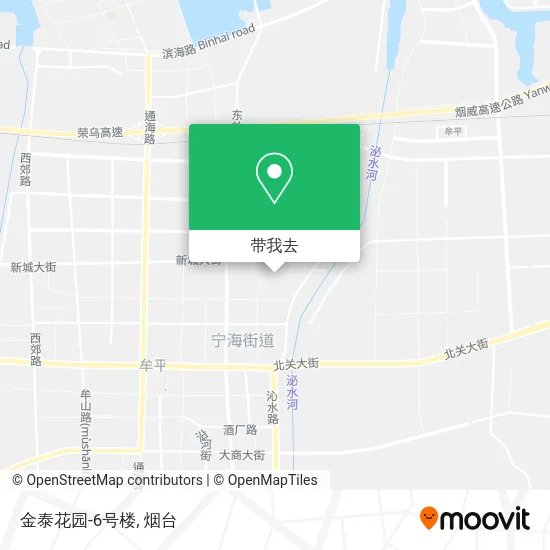 金泰花园-6号楼地图