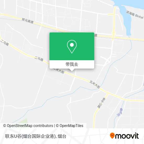 联东U谷(烟台国际企业港)地图