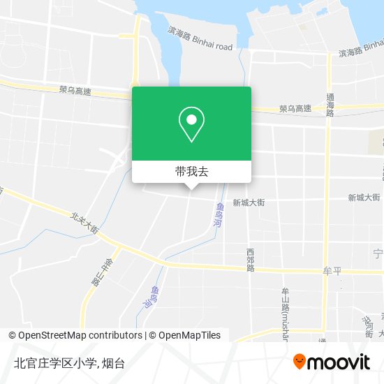 北官庄学区小学地图