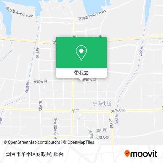 烟台市牟平区财政局地图