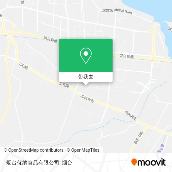 烟台优纳食品有限公司地图