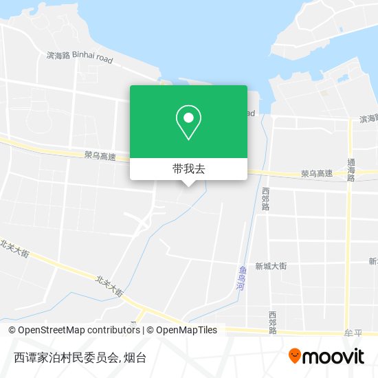 西谭家泊村民委员会地图