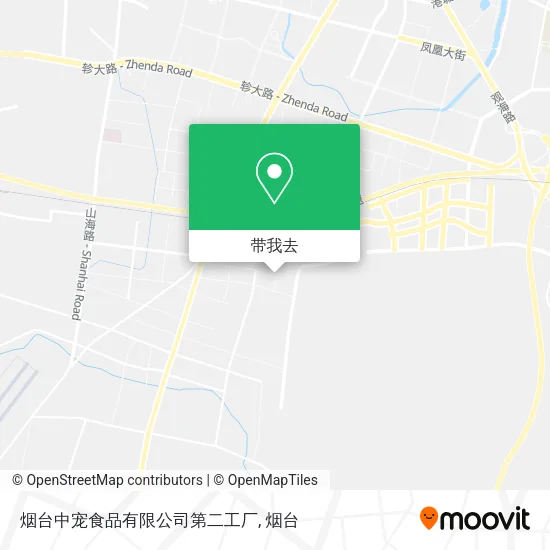 烟台中宠食品有限公司第二工厂地图