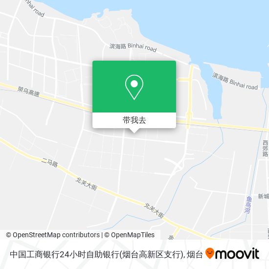 中国工商银行24小时自助银行(烟台高新区支行)地图