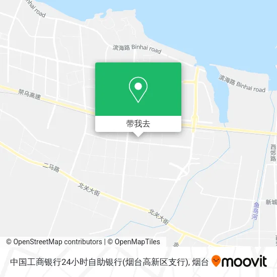 中国工商银行24小时自助银行(烟台高新区支行)地图