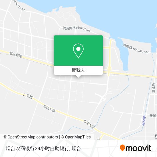 烟台农商银行24小时自助银行地图