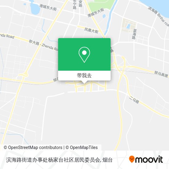 滨海路街道办事处杨家台社区居民委员会地图