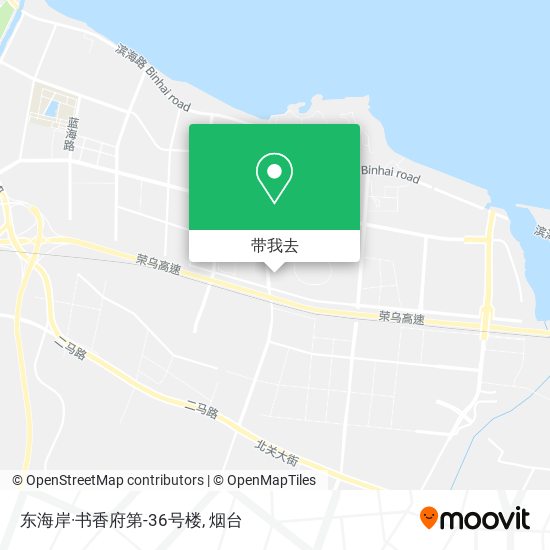东海岸·书香府第-36号楼地图