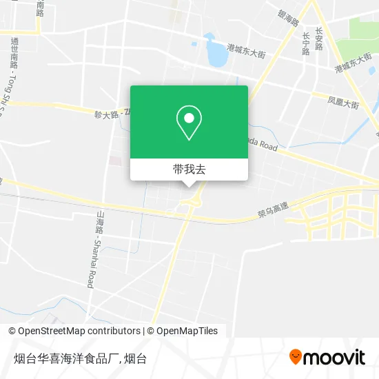 烟台华喜海洋食品厂地图
