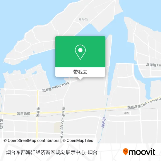 烟台东部海洋经济新区规划展示中心地图