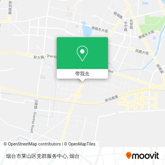 烟台市莱山区党群服务中心地图