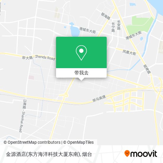 金源酒店(东方海洋科技大厦东南)地图