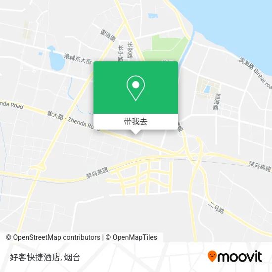 好客快捷酒店地图