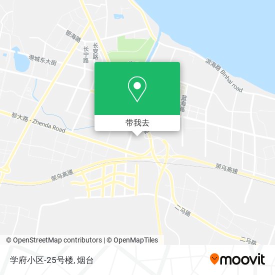 学府小区-25号楼地图