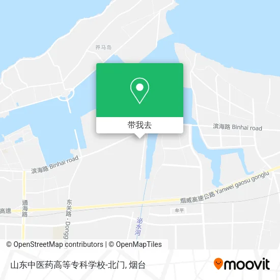 山东中医药高等专科学校-北门地图