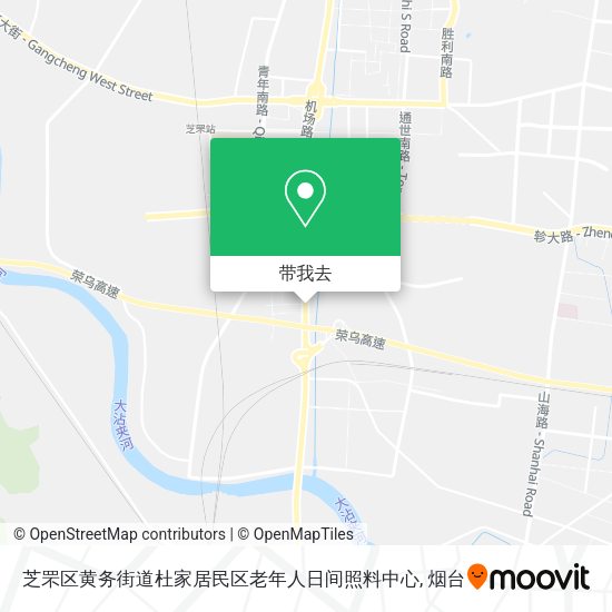 芝罘区黄务街道杜家居民区老年人日间照料中心地图