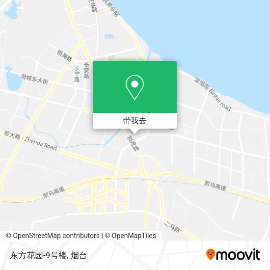 东方花园-9号楼地图