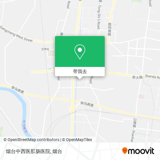 烟台中西医肛肠医院地图