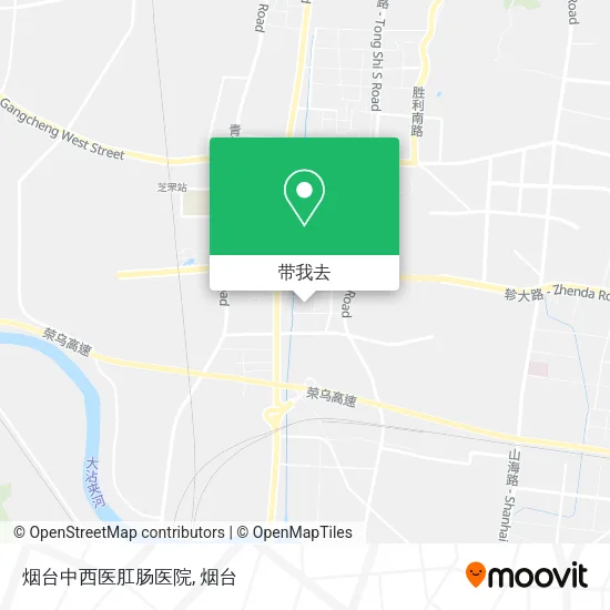 烟台中西医肛肠医院地图