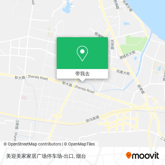 美迎美家家居广场停车场-出口地图