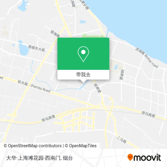 大华·上海滩花园-西南门地图
