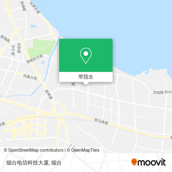 烟台电信科技大厦地图