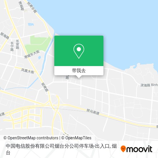 中国电信股份有限公司烟台分公司停车场-出入口地图