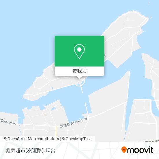 鑫荣超市(友谊路)地图