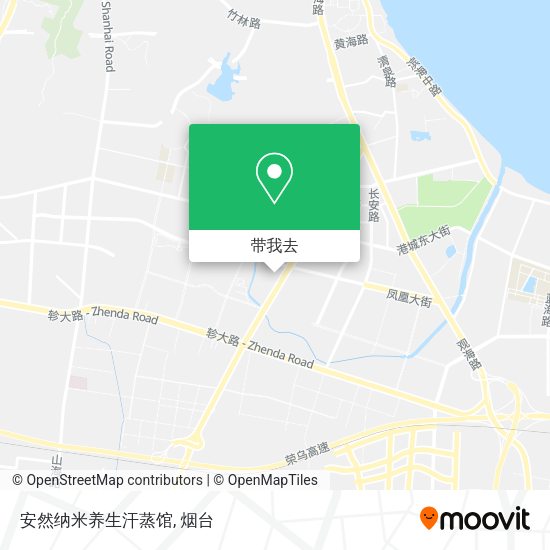 安然纳米养生汗蒸馆地图