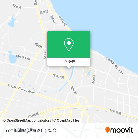 石油加油站(观海路店)地图