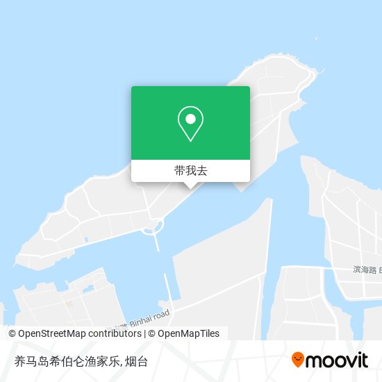 养马岛希伯仑渔家乐地图