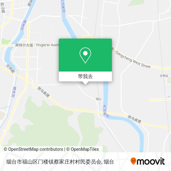 烟台市福山区门楼镇蔡家庄村村民委员会地图