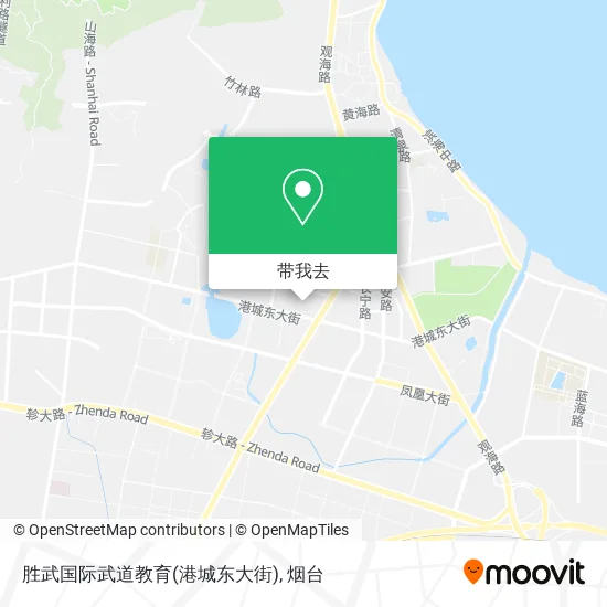 胜武国际武道教育(港城东大街)地图