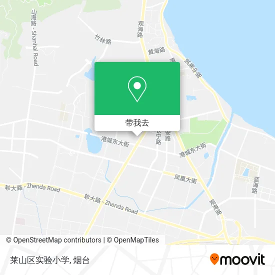 莱山区实验小学地图